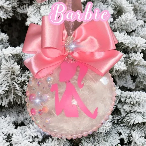 Christmas Ornament, Custom Ornament, Barbie Inspired Gift, Personalized Gift - Picture 3 of 16